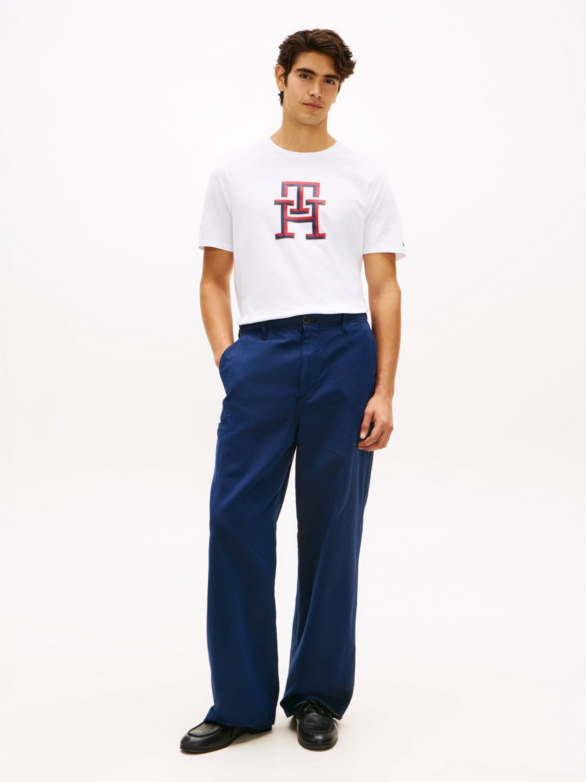 Monogram Logo T-Shirt — Optic White