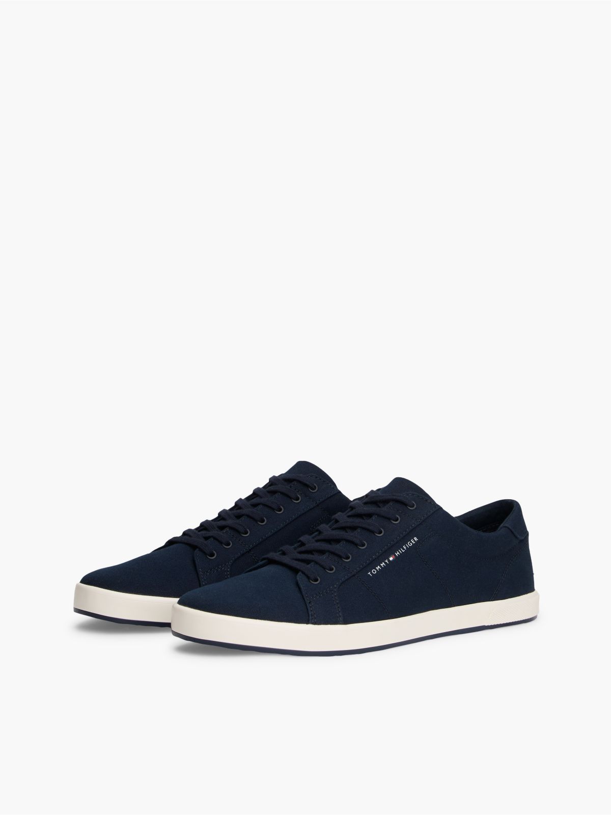 Vulcanized Canvas Sneaker — Navy Blue