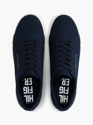 Мужские кроссовки Tommy Hilfiger Vulcanized Canvas, цвет: Тёмно-синий — фото 3