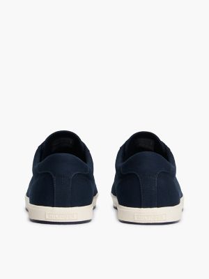Мужские кроссовки Tommy Hilfiger Vulcanized Canvas, цвет: Тёмно-синий — фото 4