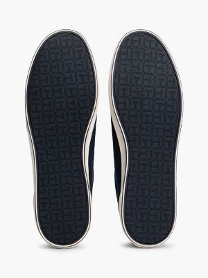 Мужские кроссовки Tommy Hilfiger Vulcanized Canvas, цвет: Тёмно-синий — фото 5