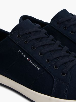 Мужские кроссовки Tommy Hilfiger Vulcanized Canvas, цвет: Тёмно-синий — фото 6