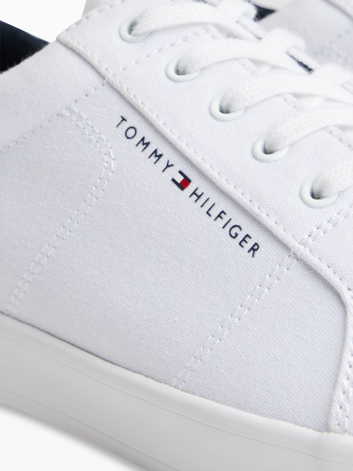Vulcanized Canvas Sneaker — White