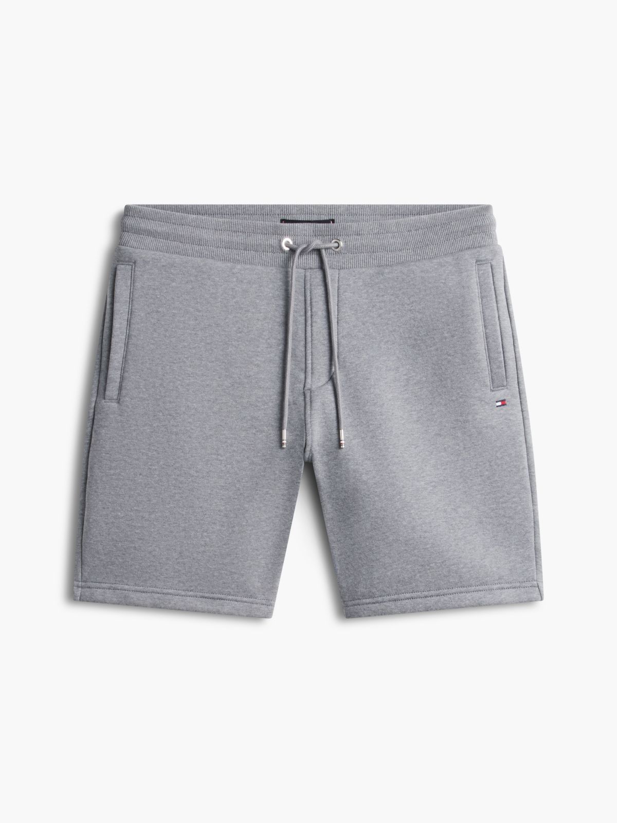 Regular Fit 8" Brushed Fleece Sweatshort — Grey