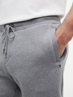 Regular Fit 8" Brushed Fleece Sweatshort — Grey 3
