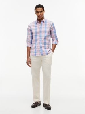 Мужские рубашки Tommy Hilfiger Regular Fit Plaid All-Day Shirt — фото 2