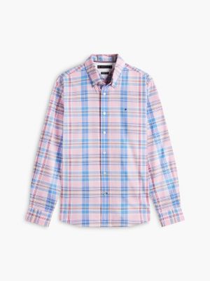 Мужские рубашки Tommy Hilfiger Regular Fit Plaid All-Day Shirt — фото 5
