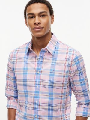 Мужские рубашки Tommy Hilfiger Regular Fit Plaid All-Day Shirt — фото 3