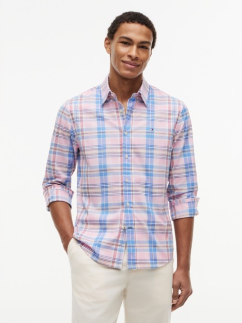 Мужские рубашки Tommy Hilfiger Regular Fit Plaid All-Day Shirt