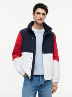 Water-Repellent Regatta Jacket — Navy/White/Red Colorblock 1