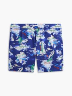 Surf Print 7" Swim Trunk — Wedge Blue 5