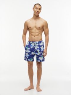 Surf Print 7" Swim Trunk — Wedge Blue 2