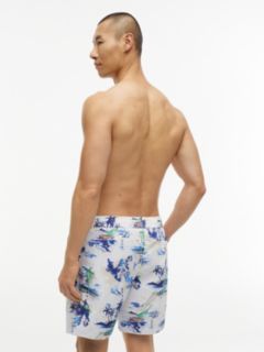 Surf Print 7" Swim Trunk — Optic White 4