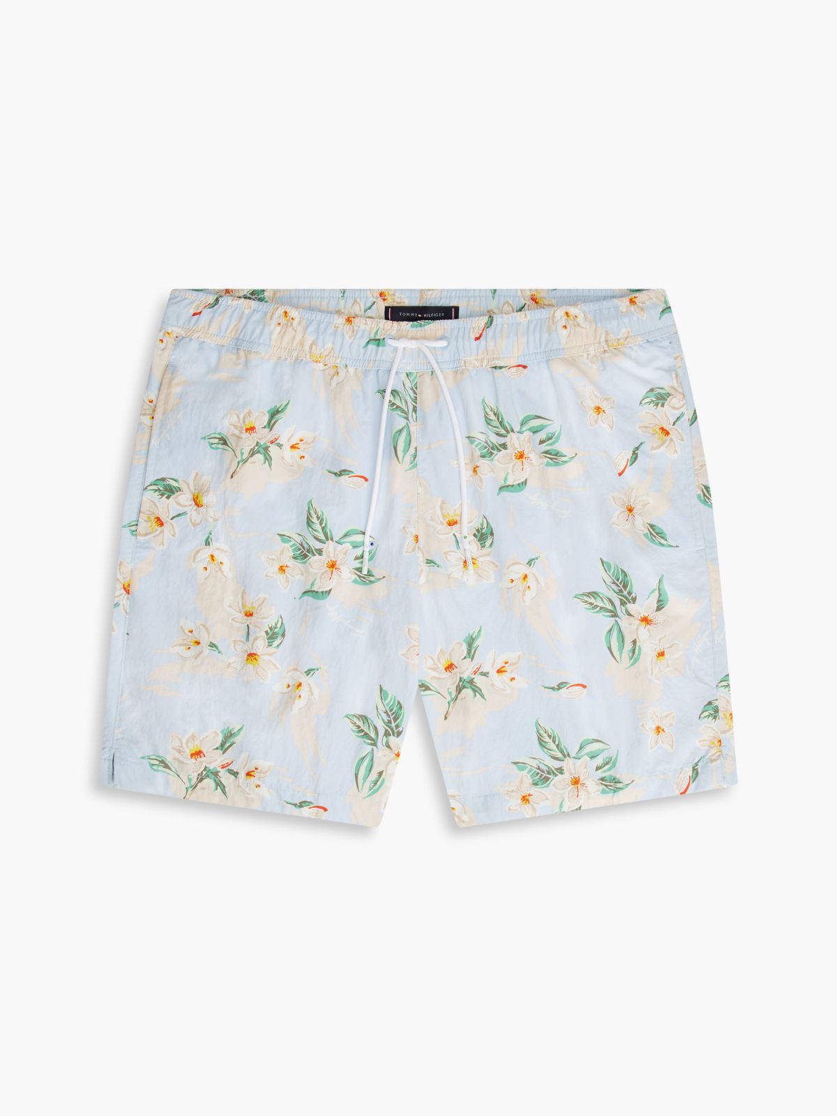 Floral Print 7" Swim Trunk — Sweet Blue
