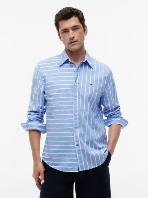 Regular Fit Mixed-Stripe All-Day Shirt from Tommy Hilfiger - $53.70