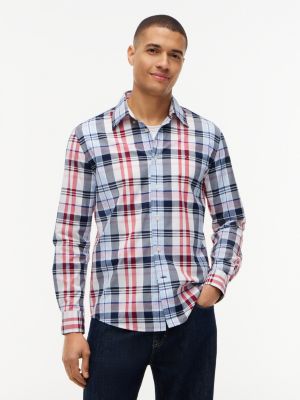 Regular Fit Plaid All-Day Shirt, Vessel Blue Multi
