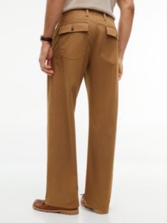 Stretch Twill Straight Chino Field Pant — Hickory 4