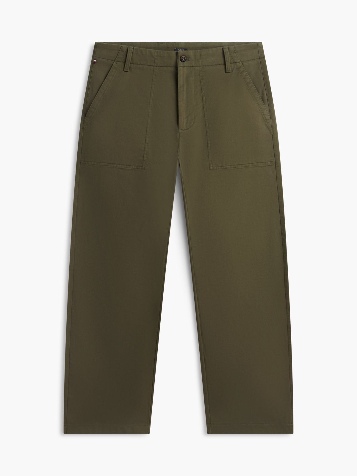 Stretch Twill Straight Chino Field Pant — Utility Olive