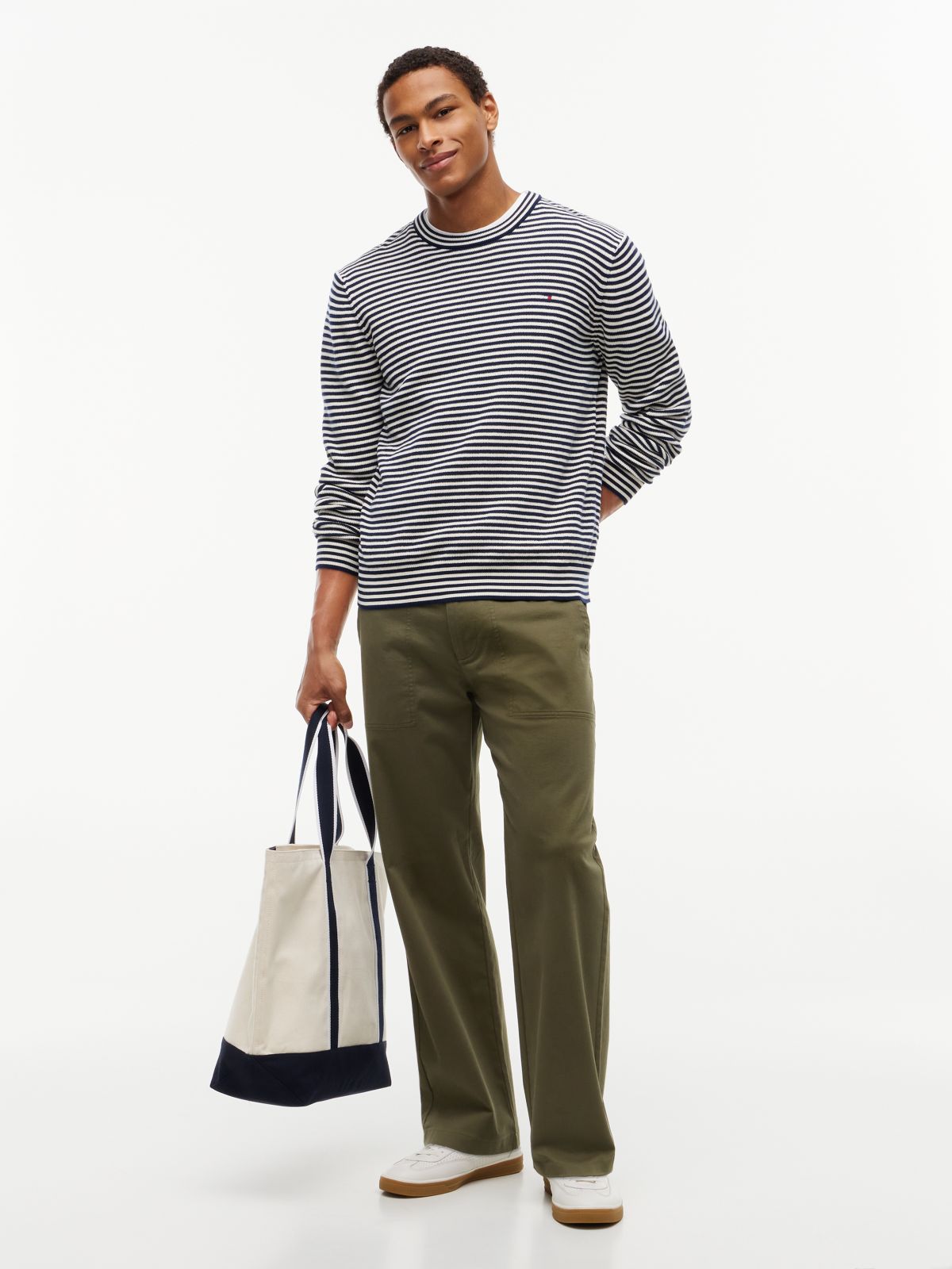 Stretch Twill Straight Chino Field Pant — Utility Olive