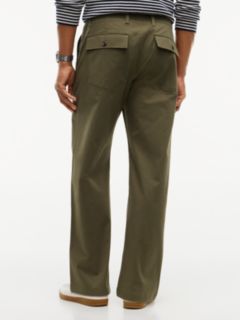 Stretch Twill Straight Chino Field Pant — Utility Olive 4