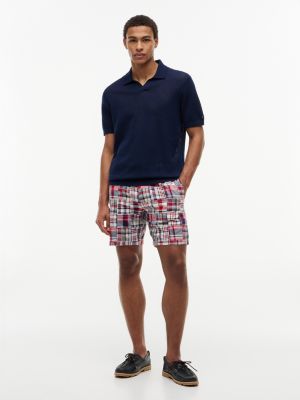 Мужские брюки Tommy Hilfiger Regular Fit 7" Patchwork Madras Short — фото 2