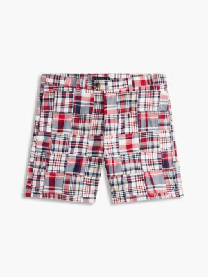 Мужские брюки Tommy Hilfiger Regular Fit 7" Patchwork Madras Short — фото 5