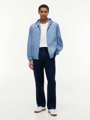 Мужские куртки Tommy Hilfiger Chambray Hooded Zip Jacket — фото 2