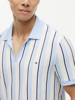 Мужские свитеры Tommy Hilfiger Regular Fit Striped Knit Polo — фото 3