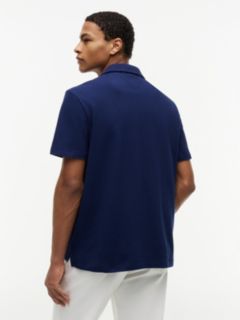 Regular Fit Mesh Pocket Shirt Polo — Navy 4