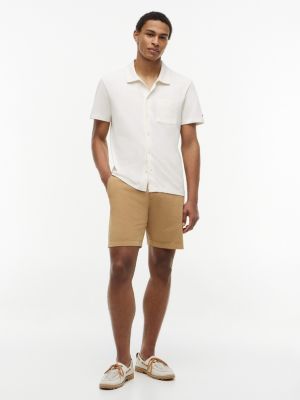 Мужские рубашки Tommy Hilfiger Regular Fit Mesh Pocket Shirt Polo — фото 2