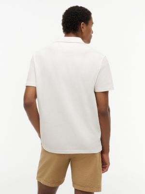 Мужские рубашки Tommy Hilfiger Regular Fit Mesh Pocket Shirt Polo — фото 4