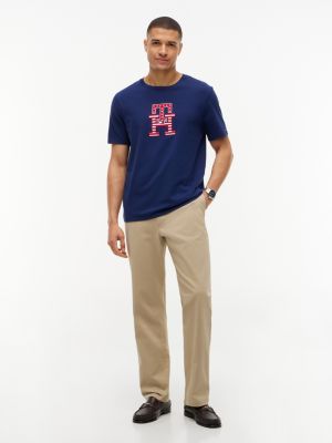 Мужские футболки Tommy Hilfiger Stars and Stripes Monogram T-Shirt — фото 2