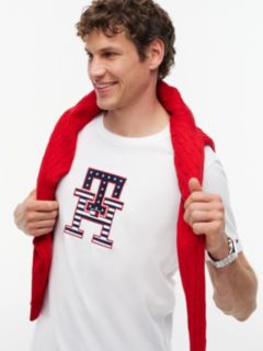 Stars and Stripes Monogram T-Shirt — Optic White 3
