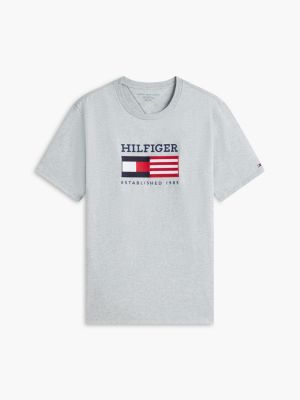 Мужские футболки Tommy Hilfiger Hilfiger Flag Logo T-Shirt — фото 5