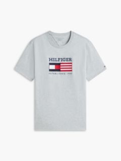 Hilfiger Flag Logo T-Shirt — Bc16 Grey Heather 5