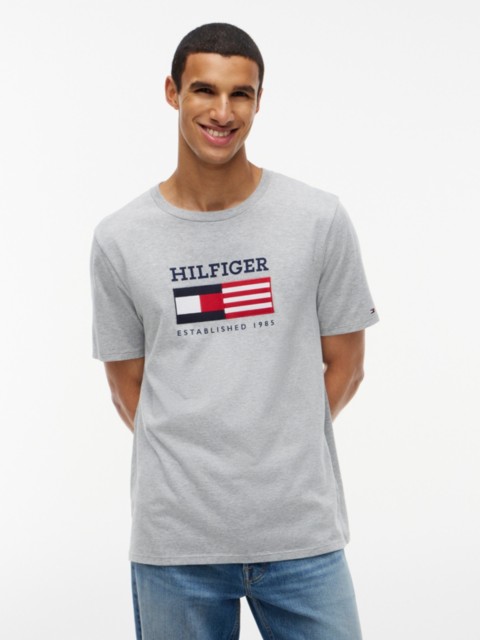 Мужские футболки Tommy Hilfiger Hilfiger Flag Logo T-Shirt