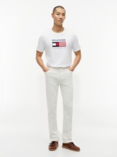 Hilfiger Flag Logo T-Shirt — Optic White 2
