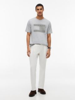 Tonal Flag Logo T-Shirt — Grey Heather 2