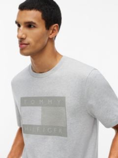 Tonal Flag Logo T-Shirt — Grey Heather 3