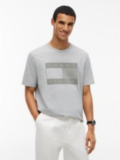 Tonal Flag Logo T-Shirt — Grey Heather 1