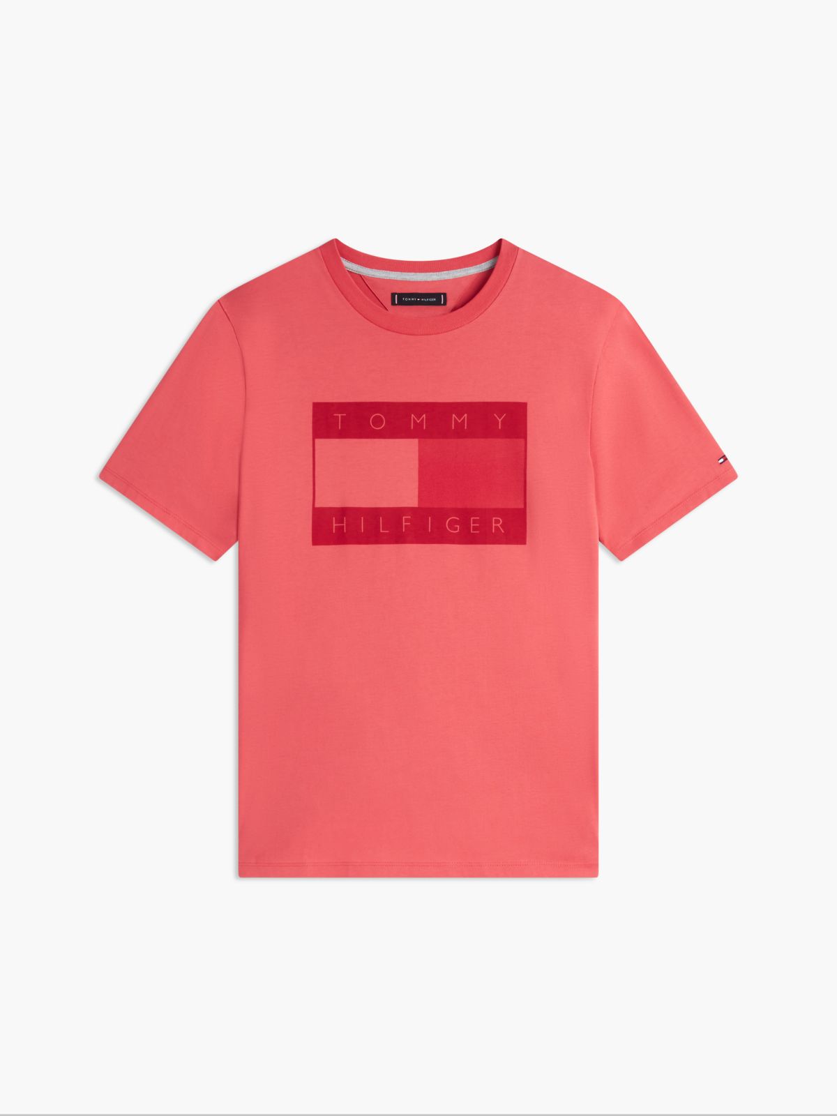 Tonal Flag Logo T-Shirt — Coral