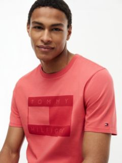 Tonal Flag Logo T-Shirt — Coral 3