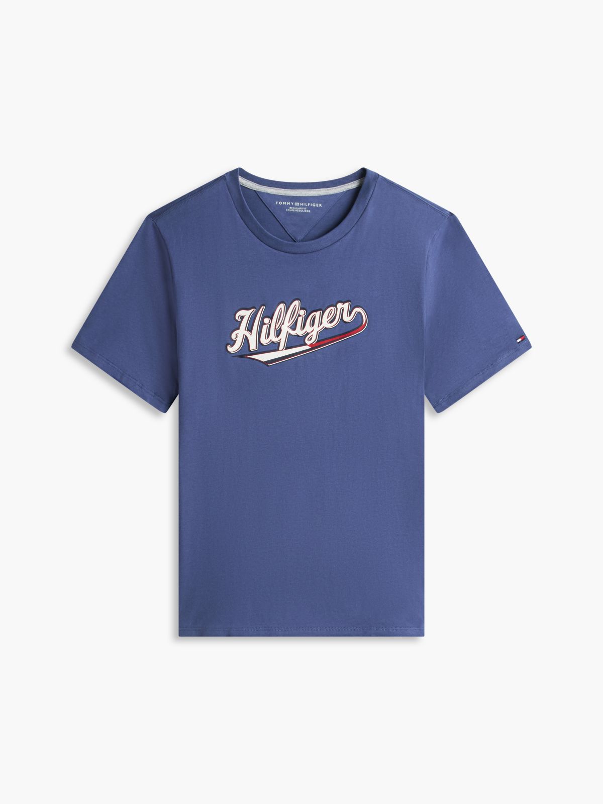 Hilfiger Baseball Logo T-Shirt — Faded Indigo