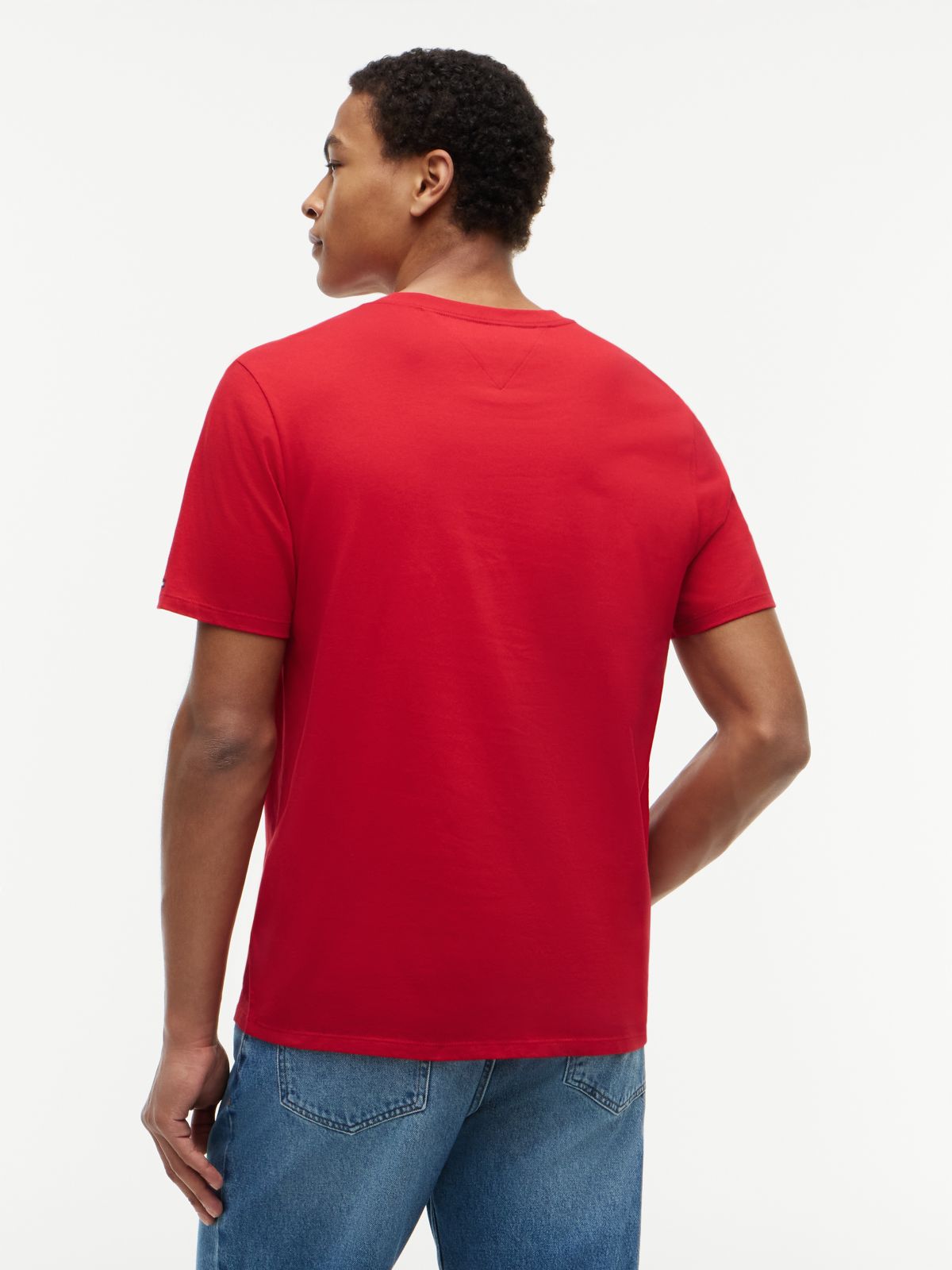 Hilfiger Baseball Logo T-Shirt — Primary Red