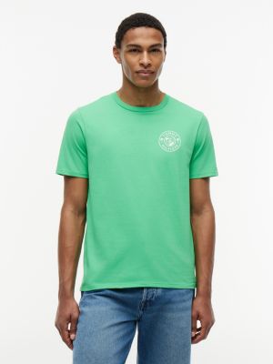 Palm Tree Logo T-Shirt, Lush Green