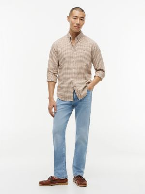 Мужские рубашки Tommy Hilfiger Regular Fit Gingham Linen-Blend Shirt — фото 2