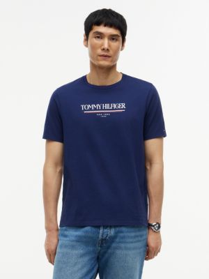 Hilfiger New York Logo T-Shirt, Light Navy