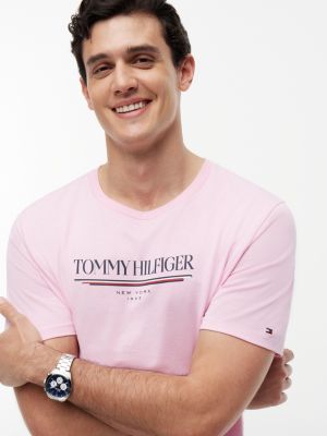 Мужские футболки Tommy Hilfiger Hilfiger New York Logo T-Shirt — фото 3