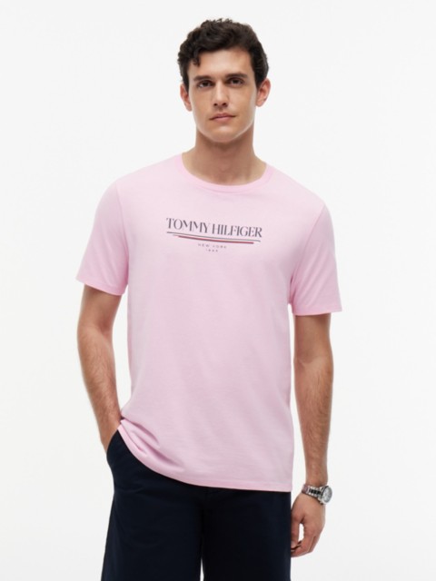 Мужские футболки Tommy Hilfiger Hilfiger New York Logo T-Shirt