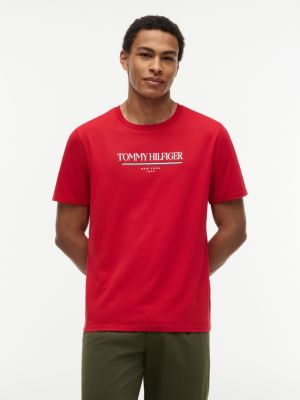 Hilfiger New York Logo T-Shirt, Primary Red